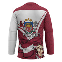 Personalized Latvia Independence Day Hockey Jersey 18th November 1918 - Wonder Print Shop