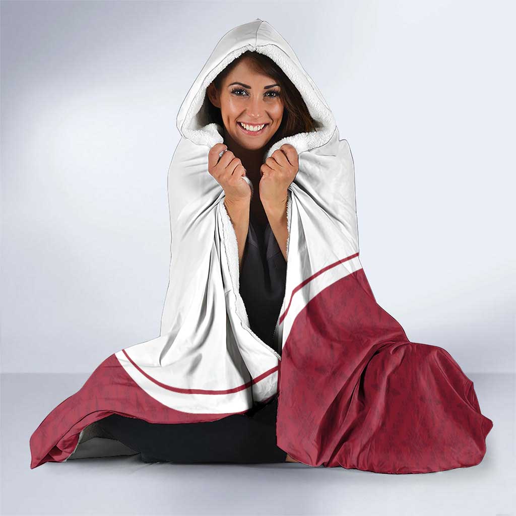 Personalized Latvia Independence Day Hooded Blanket 18th November 1918 - Wonder Print Shop