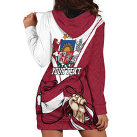 Personalized Latvia Independence Day Hoodie Dress 18th November 1918 - Wonder Print Shop