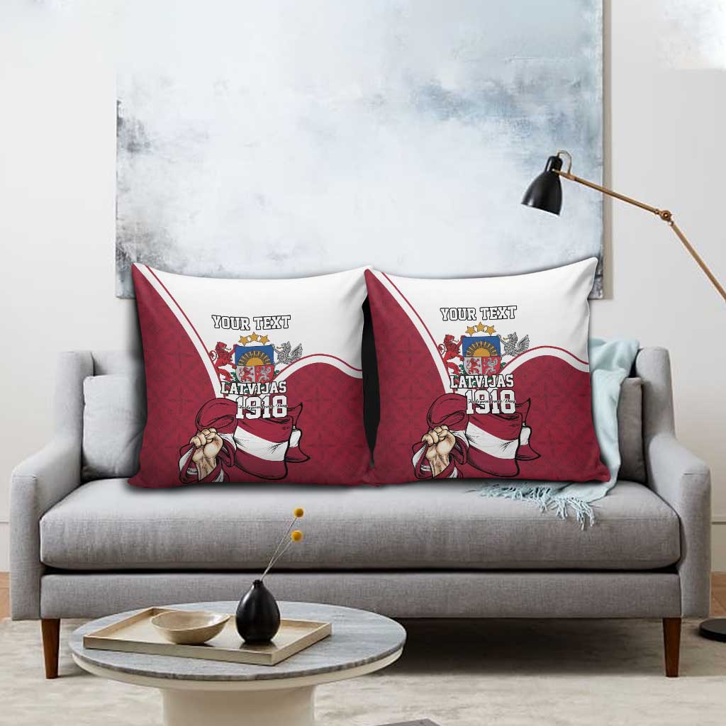 Personalized Latvia Independence Day Pillow Cover 18th November 1918 - Wonder Print Shop
