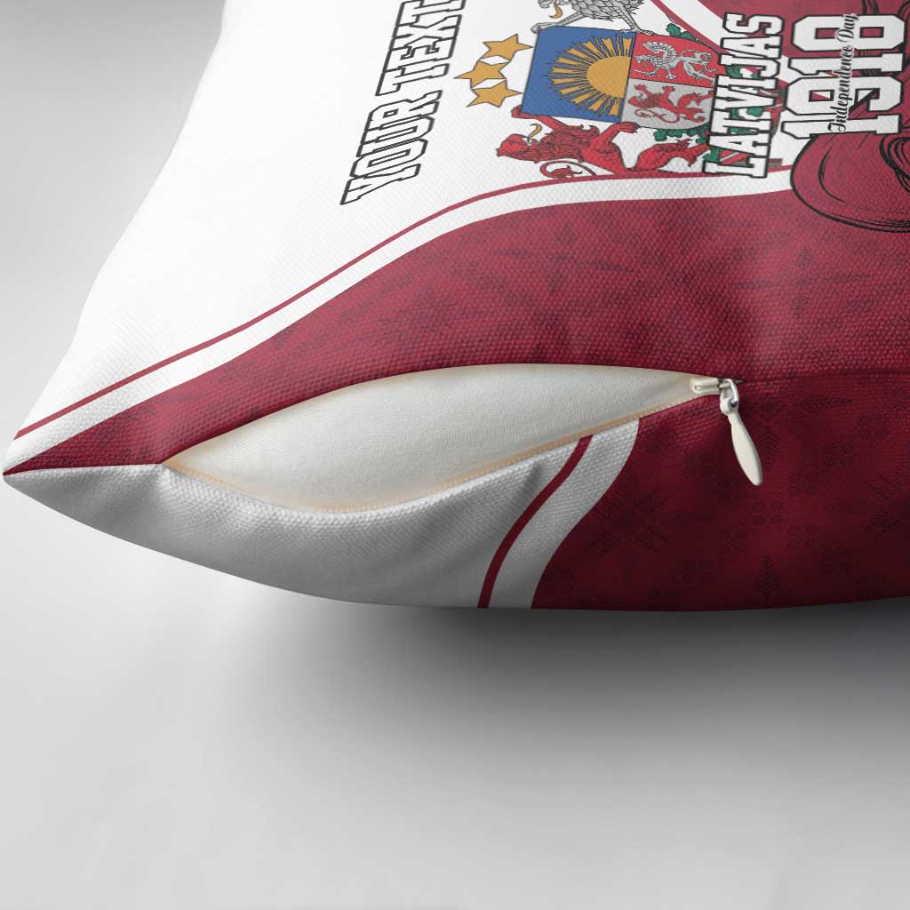 Personalized Latvia Independence Day Pillow Cover 18th November 1918 - Wonder Print Shop