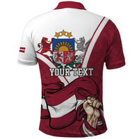 Personalized Latvia Independence Day Polo Shirt 18th November 1918 - Wonder Print Shop
