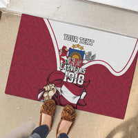 Personalized Latvia Independence Day Rubber Doormat 18th November 1918 - Wonder Print Shop
