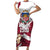 Personalized Latvia Independence Day Short Sleeve Bodycon Dress 18th November 1918 - Wonder Print Shop