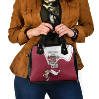 Personalized Latvia Independence Day Shoulder Handbag 18th November 1918 - Wonder Print Shop