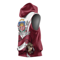 Personalized Latvia Independence Day Sleeveless Hoodie 18th November 1918 - Wonder Print Shop