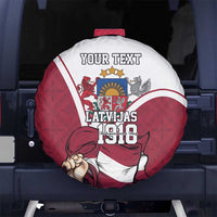 Personalized Latvia Independence Day Spare Tire Cover 18th November 1918 - Wonder Print Shop
