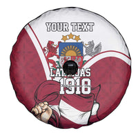 Personalized Latvia Independence Day Spare Tire Cover 18th November 1918 - Wonder Print Shop