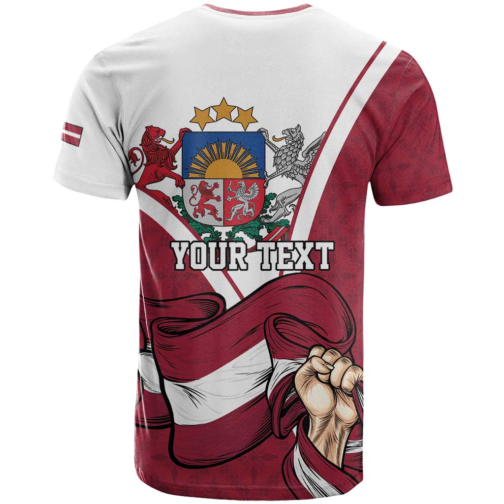 Personalized Latvia Independence Day T Shirt 18th November 1918 - Wonder Print Shop