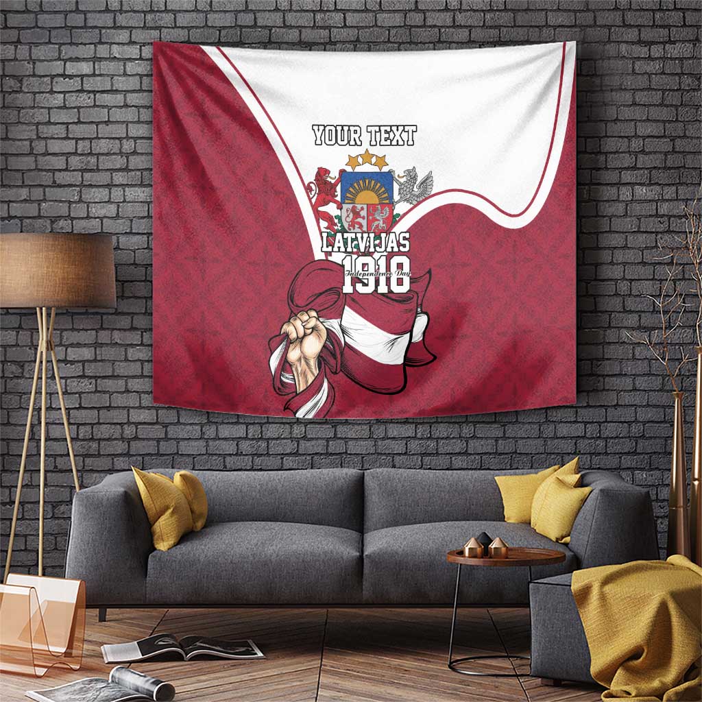 Personalized Latvia Independence Day Tapestry 18th November 1918 - Wonder Print Shop