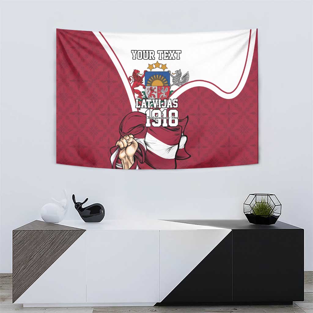 Personalized Latvia Independence Day Tapestry 18th November 1918 - Wonder Print Shop