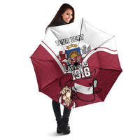 Personalized Latvia Independence Day Umbrella 18th November 1918 - Wonder Print Shop