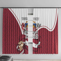 Personalized Latvia Independence Day Window Curtain 18th November 1918 - Wonder Print Shop