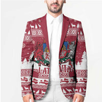 Latvia Christmas Blazer Priecigus Ziemassvetkus - Wonder Print Shop