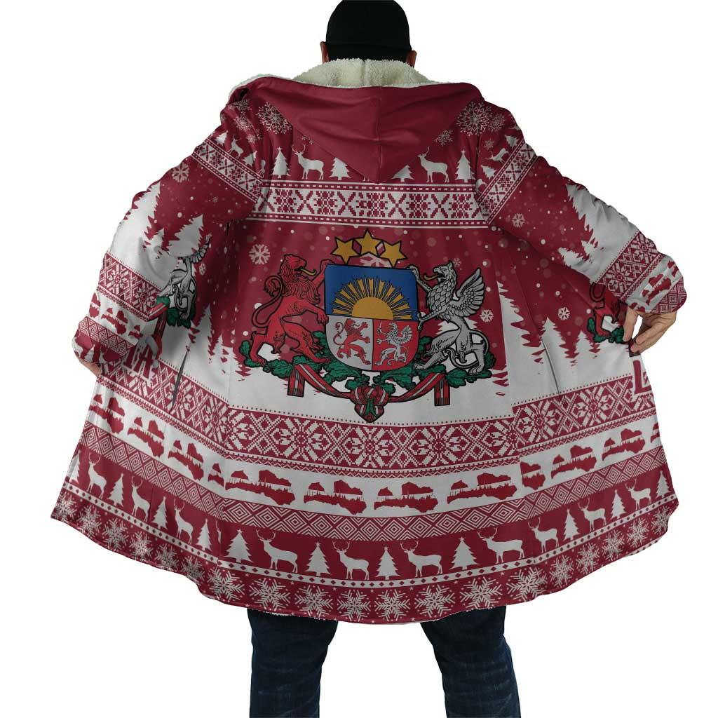 Latvia Christmas Cloak Priecigus Ziemassvetkus - Wonder Print Shop