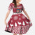 Latvia Christmas Family Matching Mermaid Dress and Hawaiian Shirt Priecigus Ziemassvetkus - Wonder Print Shop