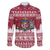 Latvia Christmas Family Matching Off The Shoulder Long Sleeve Dress and Hawaiian Shirt Priecigus Ziemassvetkus - Wonder Print Shop