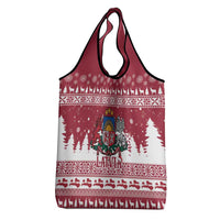 Latvia Christmas Grocery Bag Priecigus Ziemassvetkus - Wonder Print Shop