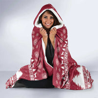 Latvia Christmas Hooded Blanket Priecigus Ziemassvetkus - Wonder Print Shop