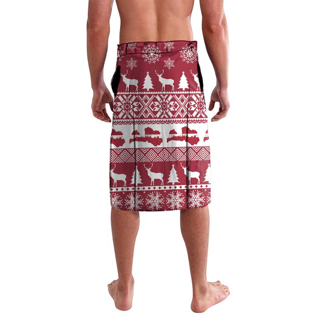 Latvia Christmas Lavalava Priecigus Ziemassvetkus - Wonder Print Shop