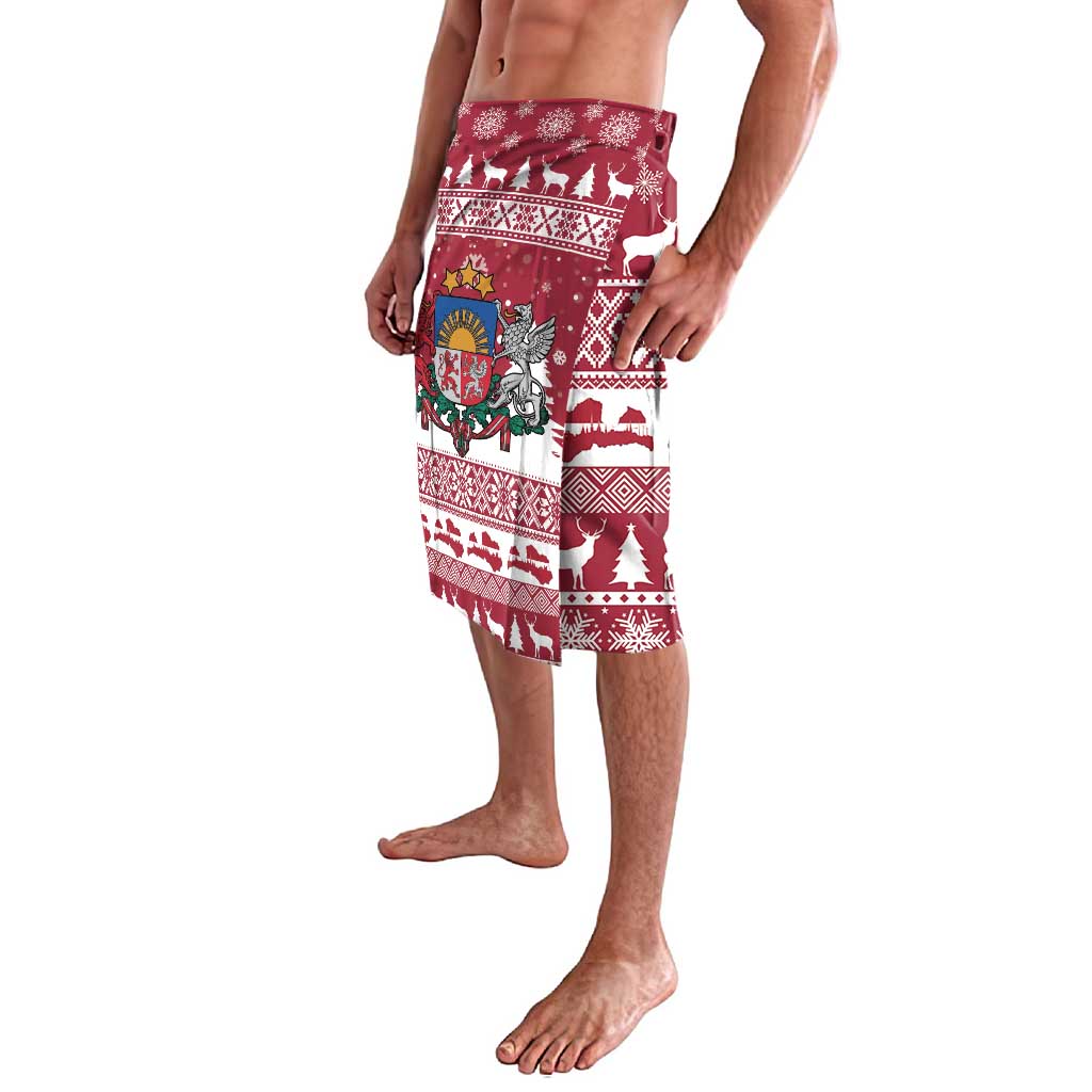 Latvia Christmas Lavalava Priecigus Ziemassvetkus - Wonder Print Shop