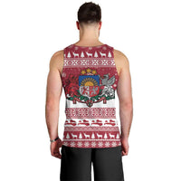 Latvia Christmas Men Tank Top Priecigus Ziemassvetkus - Wonder Print Shop