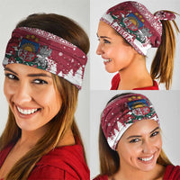 Latvia Christmas Neck Gaiter Priecigus Ziemassvetkus - Wonder Print Shop