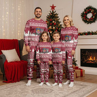 Latvia Christmas Pajama Set Priecigus Ziemassvetkus - Wonder Print Shop