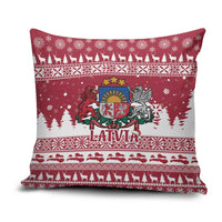 Latvia Christmas Pillow Cover Priecigus Ziemassvetkus - Wonder Print Shop