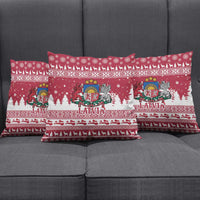 Latvia Christmas Pillow Cover Priecigus Ziemassvetkus - Wonder Print Shop