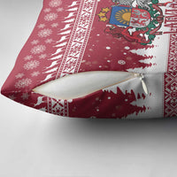 Latvia Christmas Pillow Cover Priecigus Ziemassvetkus - Wonder Print Shop