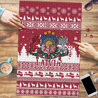 Latvia Christmas Puzzle Priecigus Ziemassvetkus - Wonder Print Shop