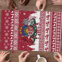 Latvia Christmas Puzzle Priecigus Ziemassvetkus - Wonder Print Shop