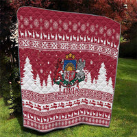 Latvia Christmas Quilt Priecigus Ziemassvetkus - Wonder Print Shop