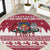Latvia Christmas Round Carpet Priecigus Ziemassvetkus - Wonder Print Shop