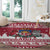 Latvia Christmas Round Carpet Priecigus Ziemassvetkus - Wonder Print Shop
