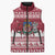 Latvia Christmas Sleeveless Puffer Jacket Priecigus Ziemassvetkus - Wonder Print Shop