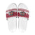 Latvia Christmas Slide Sandals Priecigus Ziemassvetkus - Wonder Print Shop