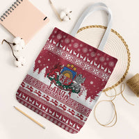 Latvia Christmas Tote Bag Priecigus Ziemassvetkus - Wonder Print Shop