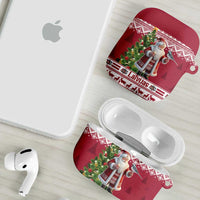 Latvia Christmas AirPods Case Ziemassvetku Vecitis Christmas Pattern - Wonder Print Shop
