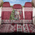 Latvia Christmas Back Car Seat Cover Ziemassvetku Vecitis Christmas Pattern - Wonder Print Shop