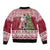 Latvia Christmas Bomber Jacket Ziemassvetku Vecitis Christmas Pattern - Wonder Print Shop