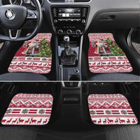Latvia Christmas Car Mats Ziemassvetku Vecitis Christmas Pattern - Wonder Print Shop