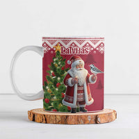 Latvia Christmas Ceramic Mug Ziemassvetku Vecitis Christmas Pattern - Wonder Print Shop
