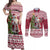 Latvia Christmas Couples Matching Off Shoulder Maxi Dress and Long Sleeve Button Shirt Ziemassvetku Vecitis Christmas Pattern - Wonder Print Shop