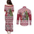 Latvia Christmas Couples Matching Puletasi and Long Sleeve Button Shirt Ziemassvetku Vecitis Christmas Pattern - Wonder Print Shop