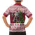 Latvia Christmas Family Matching Mermaid Dress and Hawaiian Shirt Ziemassvetku Vecitis Christmas Pattern - Wonder Print Shop