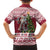 Latvia Christmas Family Matching Off Shoulder Maxi Dress and Hawaiian Shirt Ziemassvetku Vecitis Christmas Pattern - Wonder Print Shop