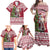 Latvia Christmas Family Matching Off Shoulder Maxi Dress and Hawaiian Shirt Ziemassvetku Vecitis Christmas Pattern - Wonder Print Shop
