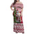 Latvia Christmas Family Matching Off Shoulder Maxi Dress and Hawaiian Shirt Ziemassvetku Vecitis Christmas Pattern - Wonder Print Shop